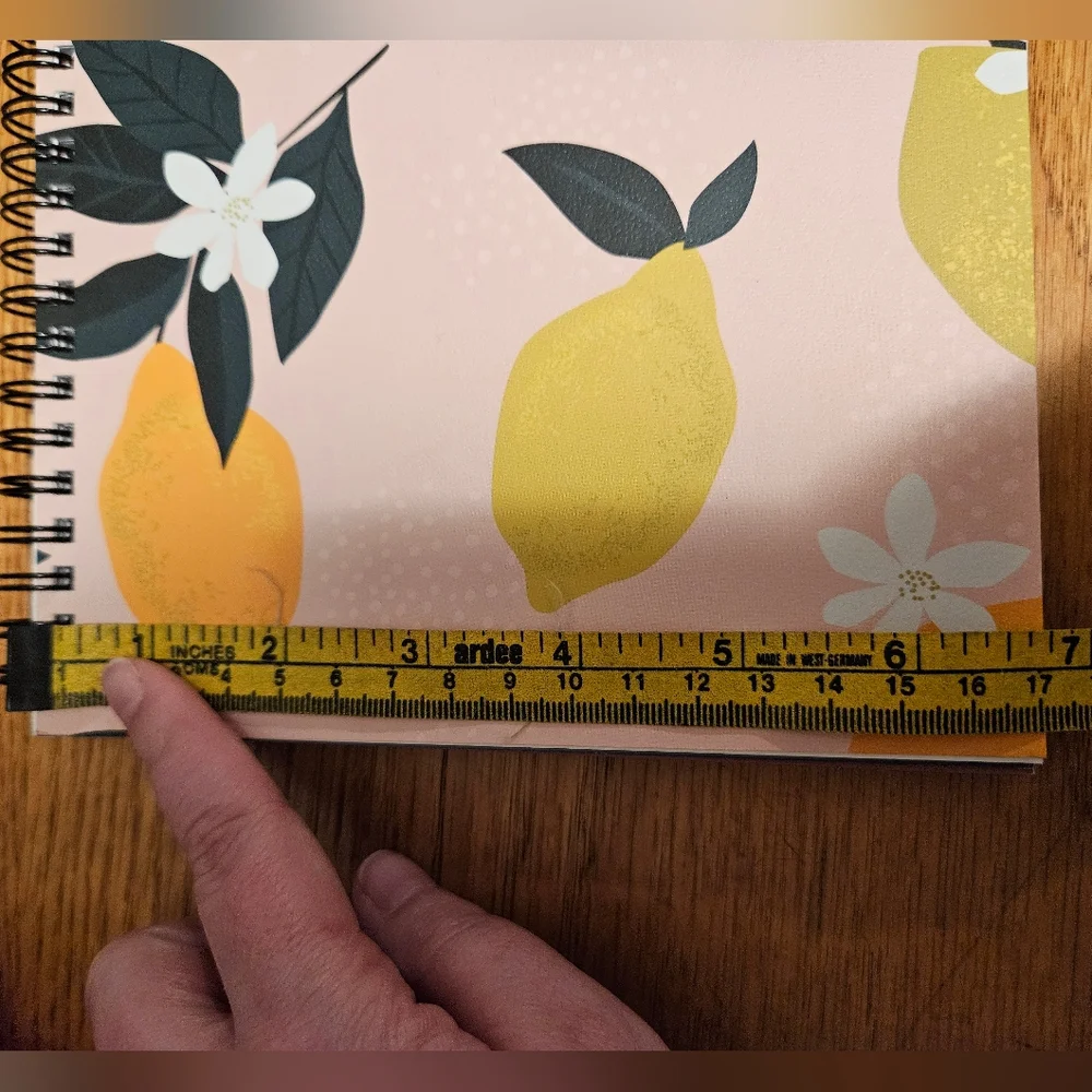 2026 Pink Lemon Spiral Planner - Paper Trail